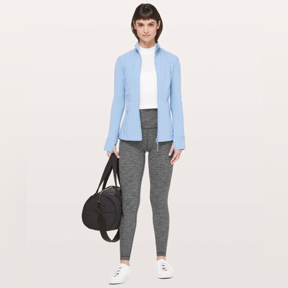 Lululemon Wunder Under High Rise Tight 28” - Luon Variegated Knit Heather Black - Picture 3 of 10